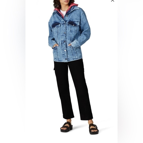 Samantha Sipos OVERSIZED Zinna Denim Jacket, Size S - Picture 1 of 13